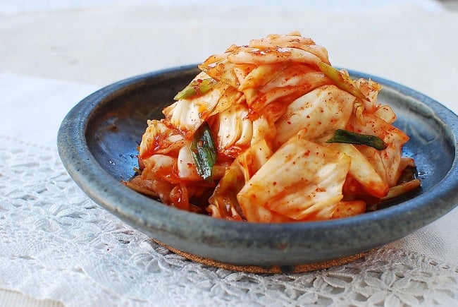 Yangbaechu Kimchi (Green Cabbage Kimchi) - Korean Bapsang
